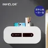 Dispensador de Papel en Rollo Grande para Pared Personalizado, Gris, Corte Automático de Papel, Sin Taladro, Montaje en Pared para el Hogar
