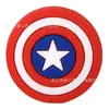 Vengadores Héroes Americanos de Marvel Hebilla Suave de Zapato de PVC Accesorios de Flor para Zapatos Crocs Decoraciones DIY