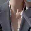 Collar de Estrella de Cinco Puntas de Plata de Ley 925 para Mujer 2026 Estilo Caliente Cadena para Clavícula Nicho Lujo Ligero Colgante de Collar de Estrella de Gama Alta