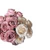 Ramo de rosas corola de 7 cabezas decoración de mesa para sala de estar en casa flores artificiales diseño floral de boda accesorios de fotografía