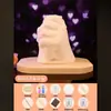 Mascarilla de Mano de Yeso Personalizada para Parejas Regalo para Amantes Modelo de Mano 3D Material de Producción DIY Polvo de Clonación Adornos de Regalo