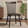 Cadeira de Jantar em Madeira Maciça para Uso Doméstico, Cadeira de Jantar para Adultos com Encosto, Cadeira para Mesa de Jantar, Cadeira Windsor Vintage, Cadeira para Cafeteria de Chá de Leite