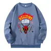 Suéter de otoño para hombre Amazon de manga larga con cuello redondo Club del Infierno Stranger Things 4 sudadera para hombre