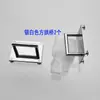 Accesorios de herrajes para bolso Kelly extragrande de platino, puente arqueado, placa base de cerradura cuadrada, candado giratorio de flecha, hebilla, tornillo, bricolaje