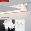 Iluminación para Decoración del Hogar Zhongshan Luz Lineal Canaleta de Luz Lineal Cob Luz Lineal LED con Tira de Luz Dura Luz Ambiental