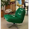 Silla Individual Giratoria de Ocio Usada para Sala de Estar y Balcón del Hogar, Sillón Perezoso, Silla Individual Giratoria de Lujo Ligero, Personalizable