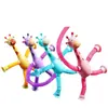 Juguete Girafa Telescópico Luminoso Multifuncional con Ventosa Transfronterizo Juguete Educativo para Niños Aliviador de Estrés Juguete de Dibujos Animados Aliviador de Estrés