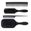 Set de Peines para Peluquería Bolsa Eléctrica Peine Masajeador Peine con Cojín de Aire Peine Rodillo para Peinar Cabello Rizado Peine de Costillas