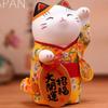 Le Meow Cerâmica Pintada Forno Yakushi Japonês Genuíno Ornamentos Gato da Sorte Cofre Gato