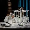 Conjunto de Taças de Vinho de Cristal de Luxo Leve de Alta Qualidade para Uso Doméstico, Decantador, Taças com Haste, Taças de Vinho Criativas e Sofisticadas