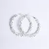 Ventas Directas de Fábrica en Stock Pendientes de Aro Geométricos Retro Exagerados Multicapa Europeos y Americanos para Mujer, Pendientes de Botón Versátiles y Elegantes