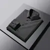 Recomendação Mais Vendida: Tecido Tingido em Fio de Alta Qualidade Estilo Leve para Negócios Camisa Fashionável de Manga Longa Chuva de Meteoros para Homens