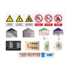 Placa de Metal Personalizada para Corrosão Placa de Identificação Usina de Energia Estação de Energia Aço Inoxidável Sinal de Segurança Sinal de Aviso Personalização