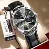 Reloj para Hombre Nuevo de Marca Suiza, Multifuncional, Moderno, Reloj de Cuarzo de Gama Alta, Transmisión en Vivo, Producto Popular de Comercio Exterior, Dropshipping