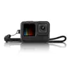 Funda de silicona para GoPro12/11/9/10, tapa de batería, tapa de lente, tapa lateral de carga, juego, Amazon transfronterizo