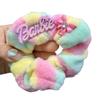Estilo Coreano Nicho Cor Fantasma Pelúcia Anel de Cabelo de Intestino Grosso Menina Doce Estilo Barbie Macio Grudento Peludo Corda de Cabelo Prender Cabelo Acessório de Cabeça