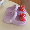 Sandalias de Verano para Niñas, Elegantes y Cómodas Zuecos Mary Jane con Lunares y Lazo, Suela Gruesa para Uso al Aire Libre