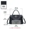 Bolso de Mano de Cuero de Vaca de Primera Capa con Patrón de Diamantes 2026 Nueva Moda Mochila para Mujer de Viaje Cruzada Bolso Boston Pequeño