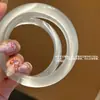 Pulsera de Piedra Ojo de Gato Estilo Chino Nuevo 2025 para Mujer, Pulsera de Barra Plana, Regalo de Joyería para Mujer, Accesorios de Vidrio Imitación Jade
