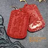 Accesorios de Arena Roja, Joyería de Arena Soluble en Agua, Accesorios Hechos a Mano DIY de Alto Contenido, Pulseras de Cinabrio Genuino, Cuentas Budistas, Cuentas Sueltas