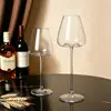 Copa de Champán Cóncava de Cristal Estilo Ins Harmony Home, Copa de Vino de Alto Valor, Copa de Vino Tinto, Copa Doméstica
