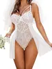 Pijama Peça Única Novo Estilo Transfronteiriço, Renda em Malha, Desejo Puro, Ajustado ao Corpo, Sem Alças, Peça Única, Justo ao Corpo, Lingerie Sexy para Mulheres