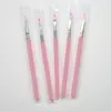 Pincel de Lábios Único Pincel para Maquiagem de Lábios Cabelo de Duas Cores Pincel de Lábios em Pó + Cabelo Branco Pincel para Maquiagem de Lábios Pincel para Batom 13.5
