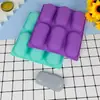 6 moldes de silicone para sabonete oval irregular e uniforme DIY sabonete de óleo essencial sabonete artesanal moldado espessado para exportação não deforma