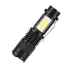 Linterna Mini de Luz Púrpura con Batería de Larga Duración, Luz LED Fuerte para Exteriores, Zoom Telescópico, Linterna Portátil de Aleación de Aluminio