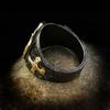 Anillo para hombre con escudo cruzado, estilo retro europeo y americano, con personalidad, estilo ebay AliExpress, con explosiones transfronterizas.