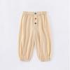 Pantalones Anti-Mosquitos para Bebé Estilo Europeo y Americano Pantalones Jogger de Verano con Aire Acondicionado para Niños y Niñas Pantalones Largos de Gasa de Algodón para Niños