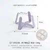 Soporte de Hierro para Comedero de Mascotas, Soporte de Hierro en Forma de Cruz, Soporte Integrado para Comedero de Mascotas, Soporte de Hierro Elevado que Protege el Cuello, Soporte Anti-Derrames para Comedero de Perros y Gatos