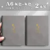 Cuaderno de Cuero A6, Papelería de Oficina para Negocios, Diario Sencillo para Estudiantes Universitarios, Libreta Portátil para Registro de Reuniones