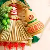 Colgante decorativo para puerta del Festival del Bote del Dragón con nudo, calabaza de estilo chino nuevo, escoba y amuletos de zongzi, producto terminado regalo de vacaciones