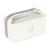 Bolsa de cosméticos de lona portátil simples bolsa de cosméticos de grande capacidade Bolsa de armazenamento de cosméticos multifuncional para viagem bolsa de lavagem