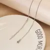 Corrente de Caixa de Aço Titânio Feminina em Estoque, Corrente Onda d'Água, Corrente em Formato O, Colar Acessório, Corrente DIY, Acessórios Atacado de Fabricante