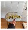 Bolso único con patrón de ondas para mujer, nuevo y moderno de moda 2026, con cadena, para hombro, bandolera, debajo del brazo, tipo caja