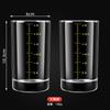 Copa de Licor Jinshan para el Hogar Vaso de Escala de Alta Gama 100ml Vaso de Licor con Lámina de Oro Juego de Vino Pequeño