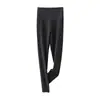 Pantalones Térmicos de Seda de Morera Antibacteriana 5A para Mujer, Pantalones de Capa Base Suaves y Amigables con la Piel, Control de Abdomen, Longitud Extendida Pantalones de Otoño para Mujer