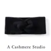 Diadema de Cachemir Amigable con la Piel, Gorro de Punto Cálido, Diadema de Color Sólido Versátil, Goma para el Cabello, Venta al por Mayor de Fábrica, Fabricante