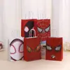 Bolsa Criativa de Desenho Animado Presente de Aniversário Infantil Homem-Aranha Saco de Papel Papel Kraft Sacola de Presente para Doces e Lanches Atacado