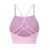Ropa interior deportiva sujetador para mujer a prueba de impactos push-up fitness cruz belleza tirantes finos chaleco sujetador para mujer