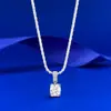 Novo Pingente de Cabeça de Touro em Prata S925 com Moissanita de Um Quilate da Mujing Jewelry Item Versátil de Moda Diária Colar