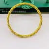 Fornecimento ao vivo novo boutique latão banhado a ouro torcido torcido torcido seda pulseira fechada dote de casamento atacado