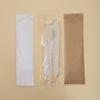 Cubiertos Desechables para Catering, Vajilla Ecológica, Almidón de Maíz, Empaque para Llevar, Servilletas de Papel para Pizza, Personalización en Papel Kraft