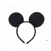 Diadema de Cabeza de Mickey Fiesta de Rendimiento Lazo Parque de Atracciones Minnie Sesión de Fotos Diadema Pasador Accesorio para el Cabello Tocado Hecho a Mano