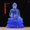 Vidro professor de medicina Buda Decoração Zen Chinesa Mandala vidro de medicina luz o templo decoração de templo em casa