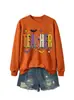 Amazon eBay comercio exterior transfronterizo estación europea sudadera de moda y cómoda con estampado de estrellas de murciélago para mujer en stock