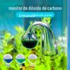 Detector de dióxido de carbono monitoramento líquido tipo nota de longa duração tipo bola detector de aquário fabricantes fornecimento