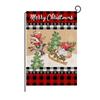 Cross-border novo jardim de Natal bandeira linho ao ar livre nórdico linho pátio bandeira decorativa Amazon Home
